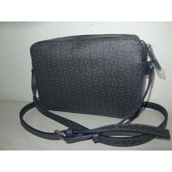 Guess SV750570 Campos Mini Natural Brown Signature Logo Crossbody Shoulder Bag - Picture 2 of 12